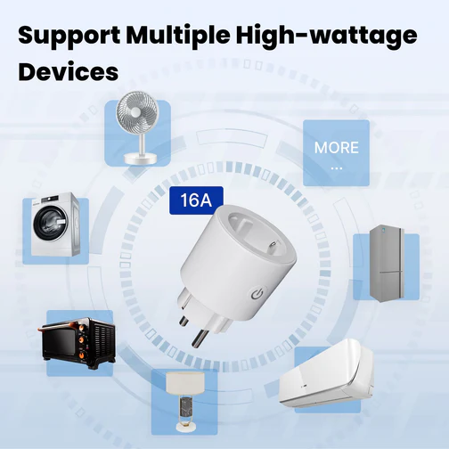 پریز هوشمند وای‌فای 16 آمپر MOES (با نمایش مصرف برق)